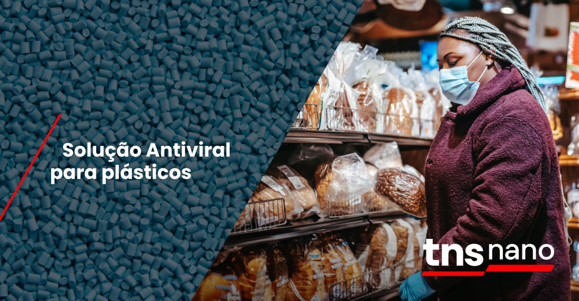 solução antiviral para plásticos