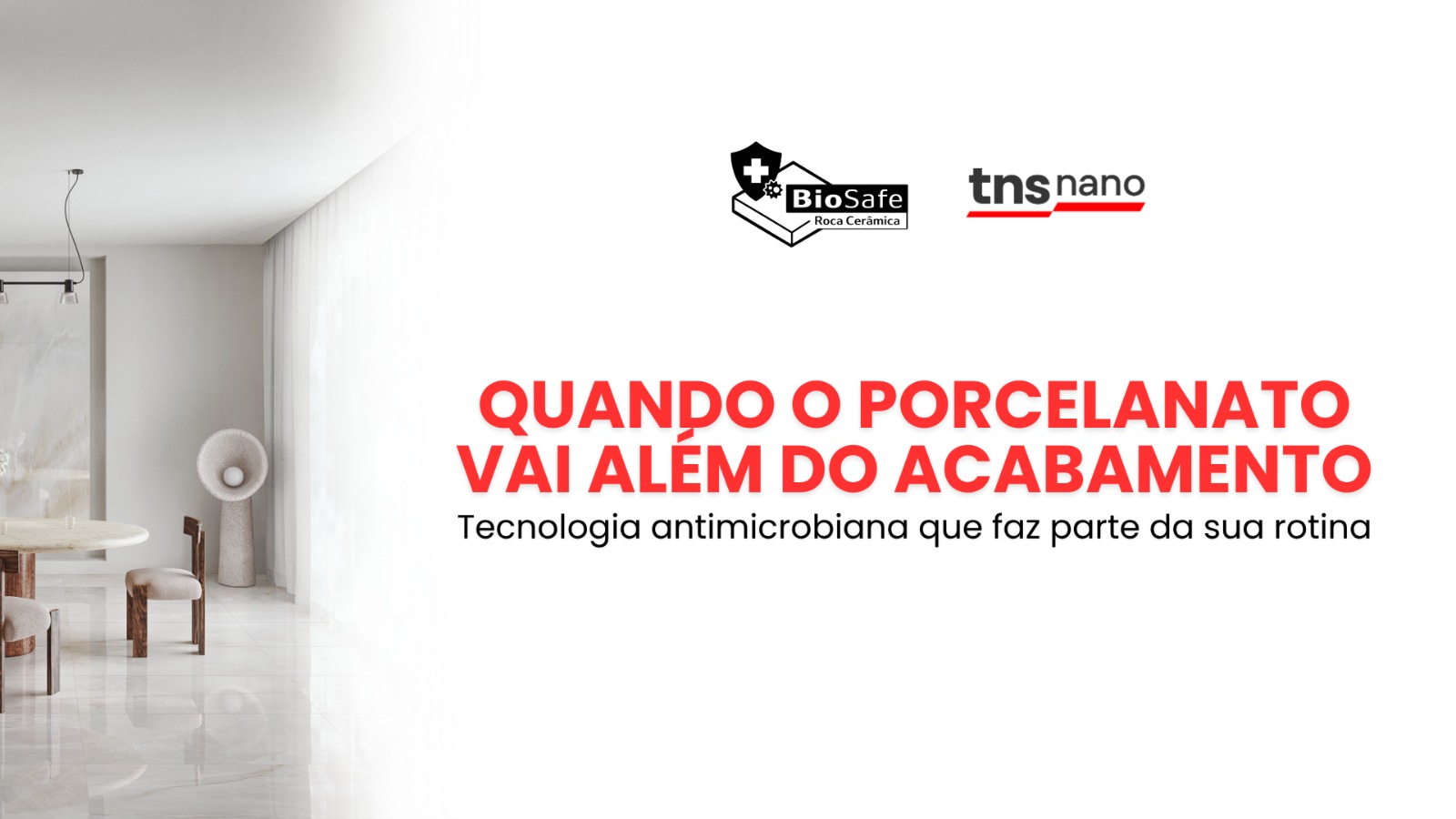 Porcelanato Biosafe: a tecnologia antimicrobiana que a Incepa levou para todo o país
